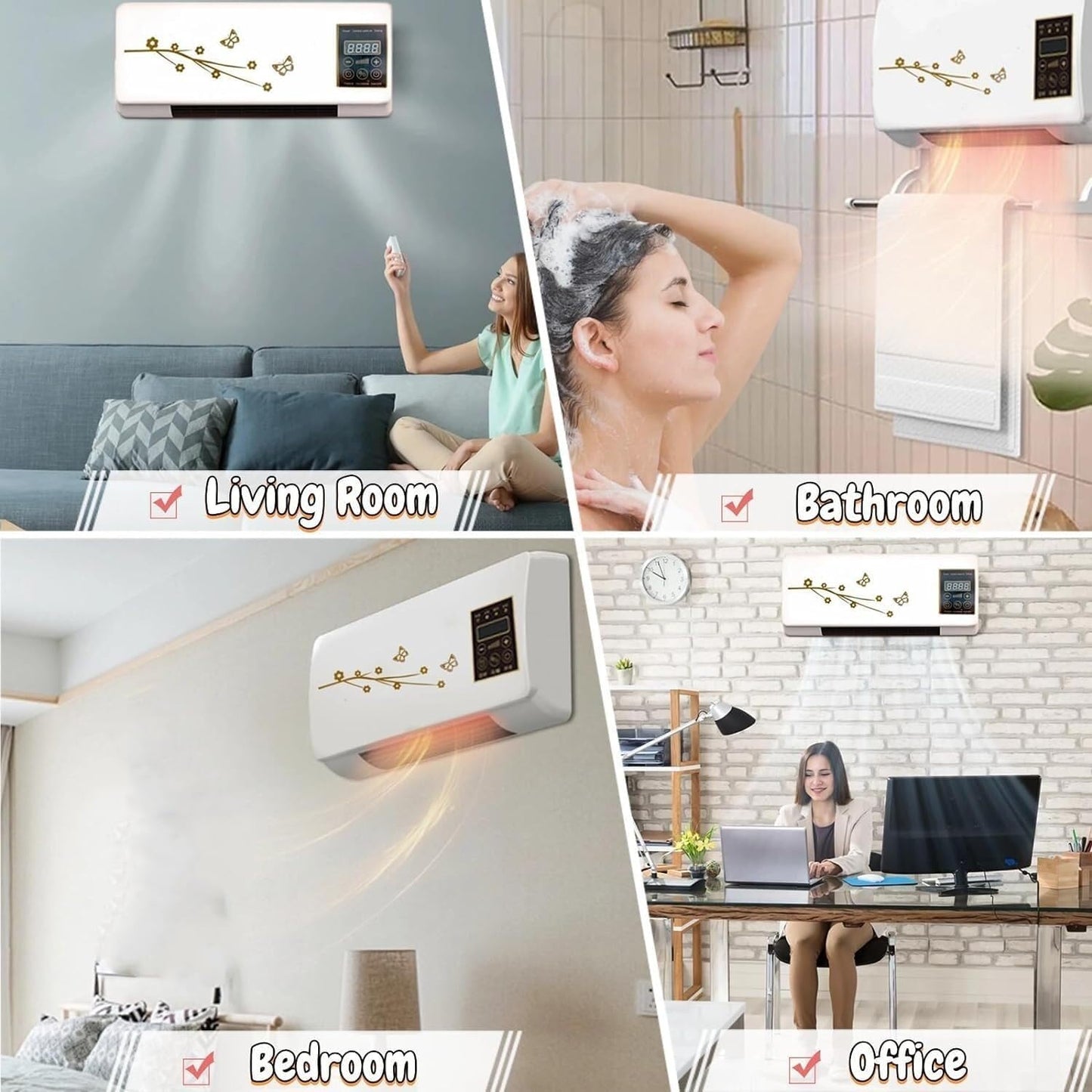 ❄️🔥 Mini Aire Acondicionado Portátil 2 en 1 – Frío y Calor con Control Remoto ❄️🔥