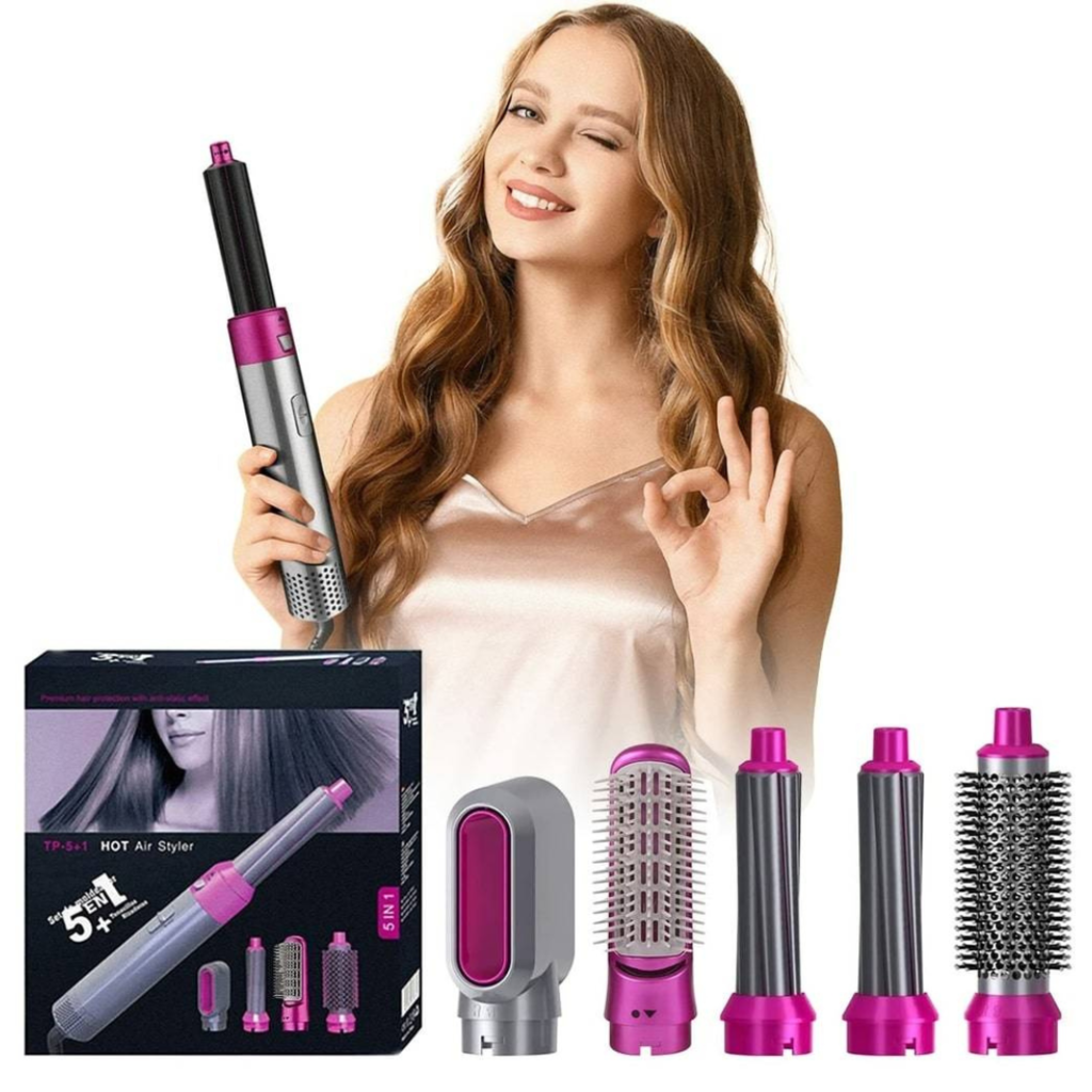 🌸 Secador y Styler 5 en 1 – Cabello Perfecto Todos los Días 🌸