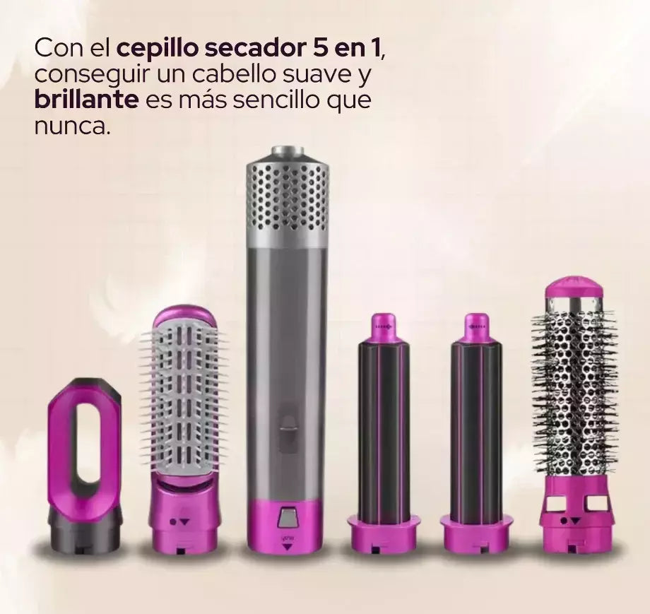 🌸 Secador y Styler 5 en 1 – Cabello Perfecto Todos los Días 🌸