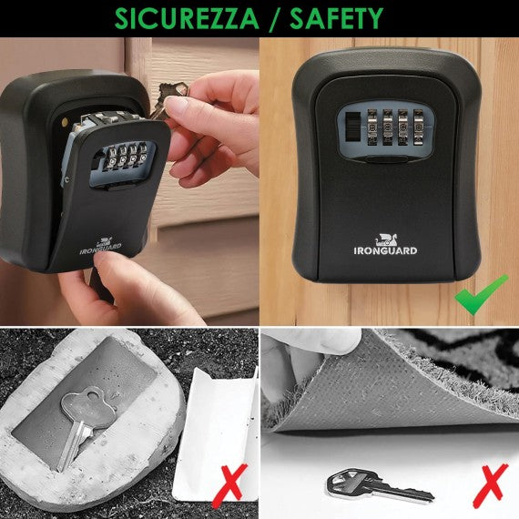 🔐 Caja de Seguridad para Llaves con Clave Numérica