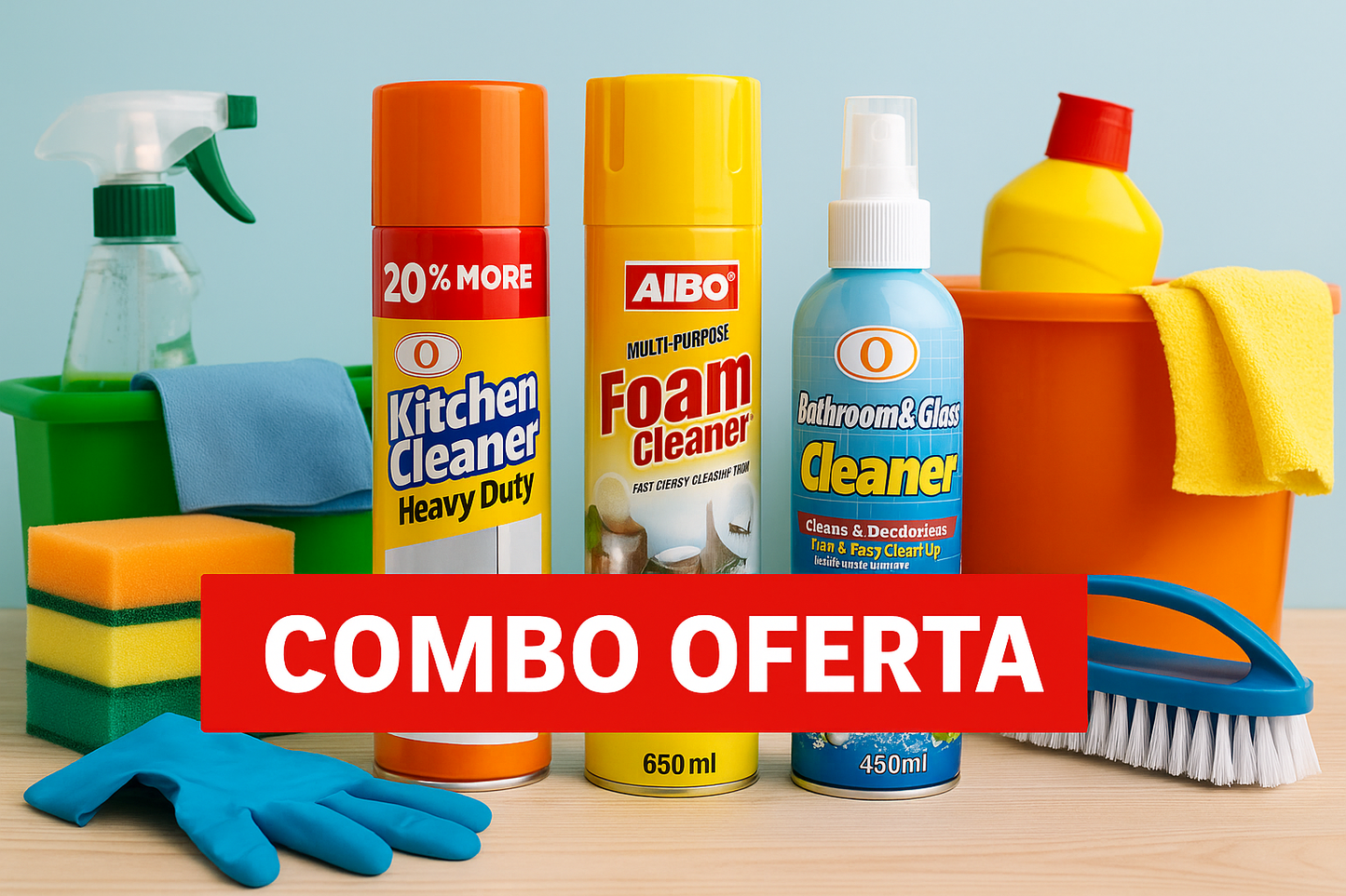 💦🧼Combo Limpieza Total 3 en 1💦🧼